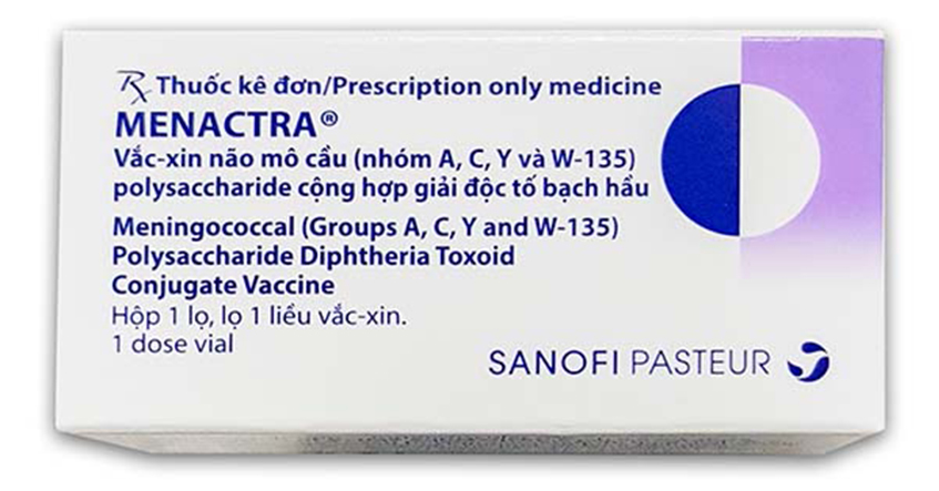 Menactra  – Vắc xin phòng bệnh Viêm não mô cầu A-C-Y-W