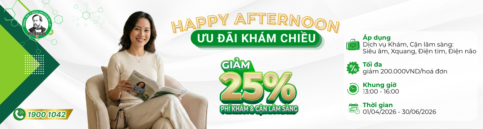 THÁNG TƯ - ƯU ĐÃI GIẢM CHIỀU