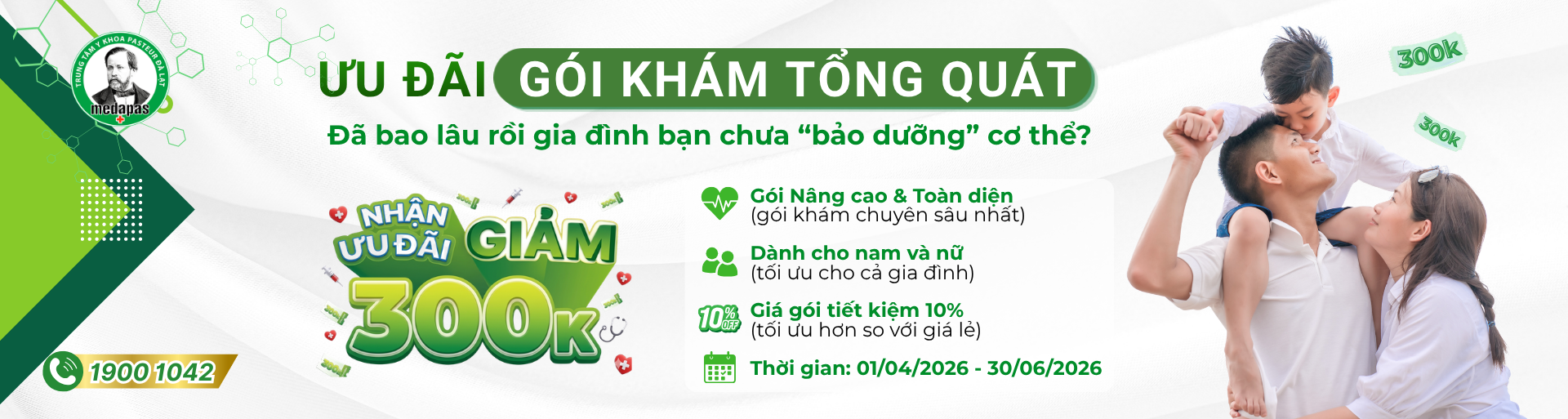 THÁNG TƯ - GIẢM GÓI KHÁM