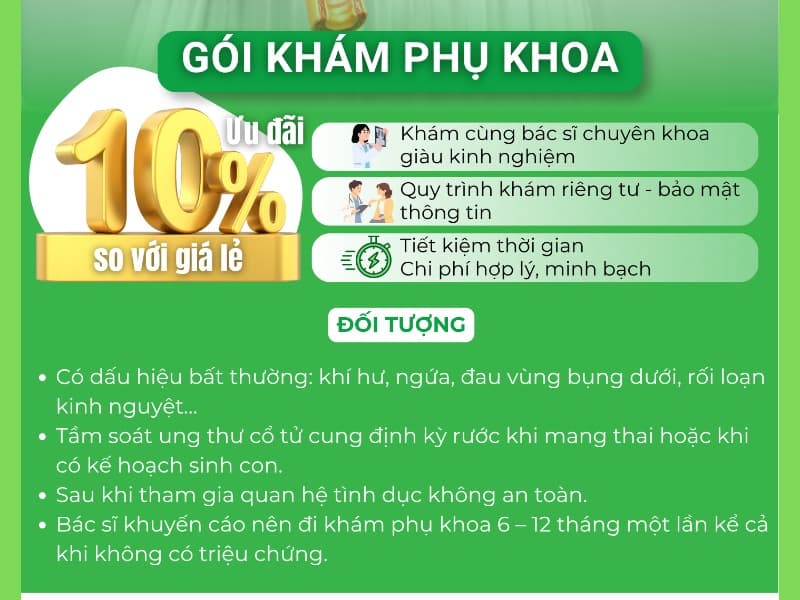 GÓI KHÁM PHỤ KHOA HPV