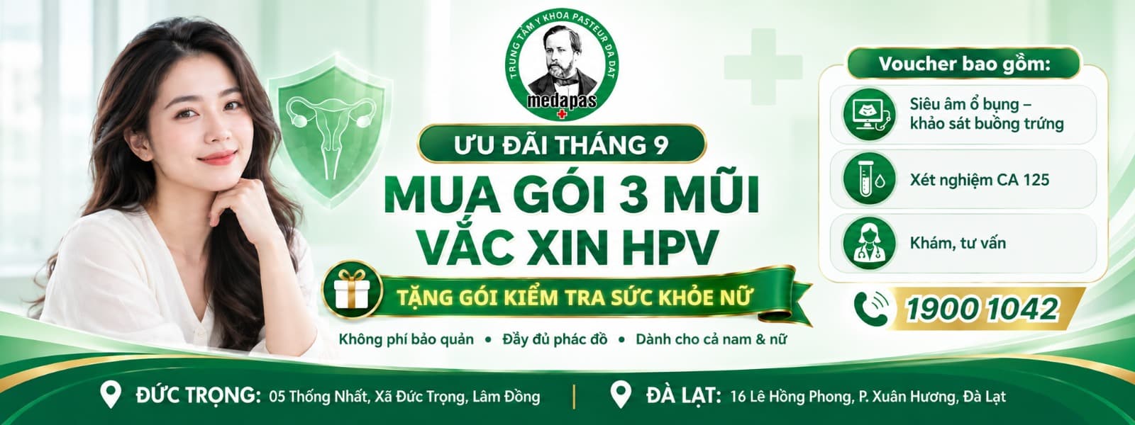 ƯU ĐÃI GÓI HPV