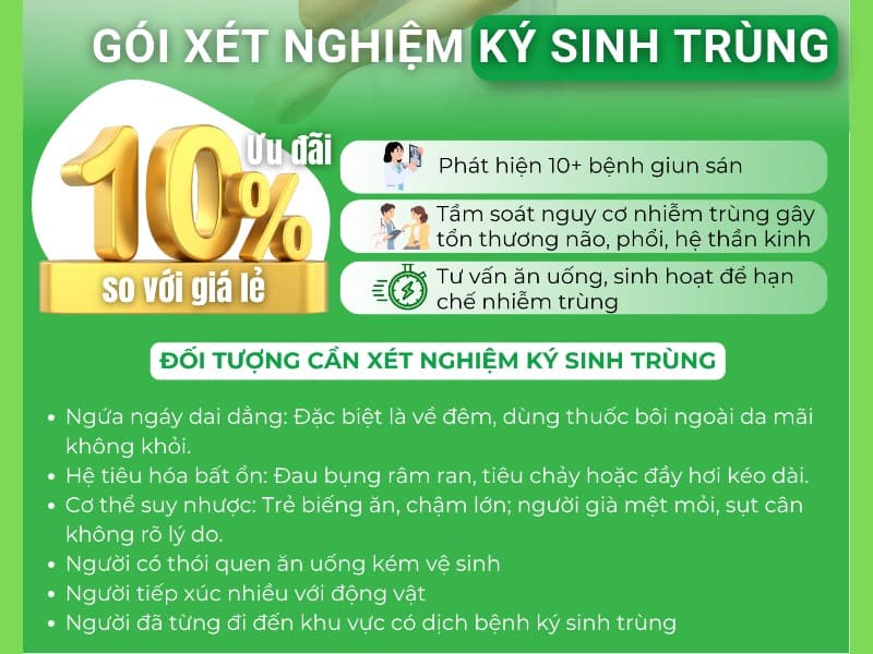GÓI XN KÝ SINH TRÙNG NÂNG CAO