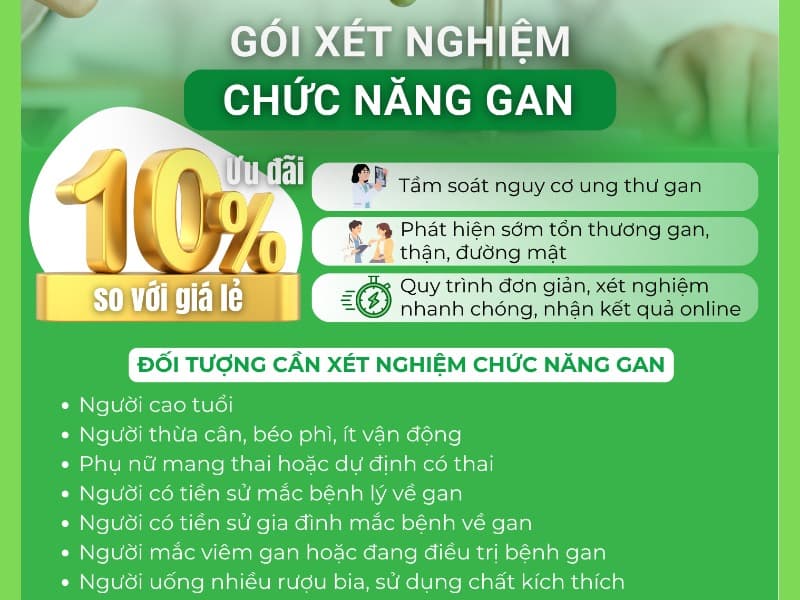 GÓI XN CHỨC NĂNG GAN NÂNG CAO
