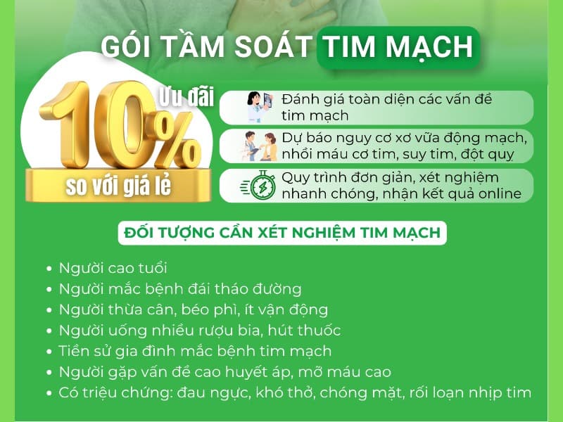 TẦM SOÁT TIM MẠCH NÂNG CAO