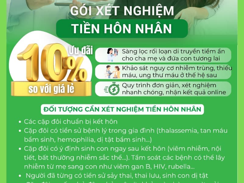 GÓI XN TIỀN HÔN NHÂN CƠ BẢN